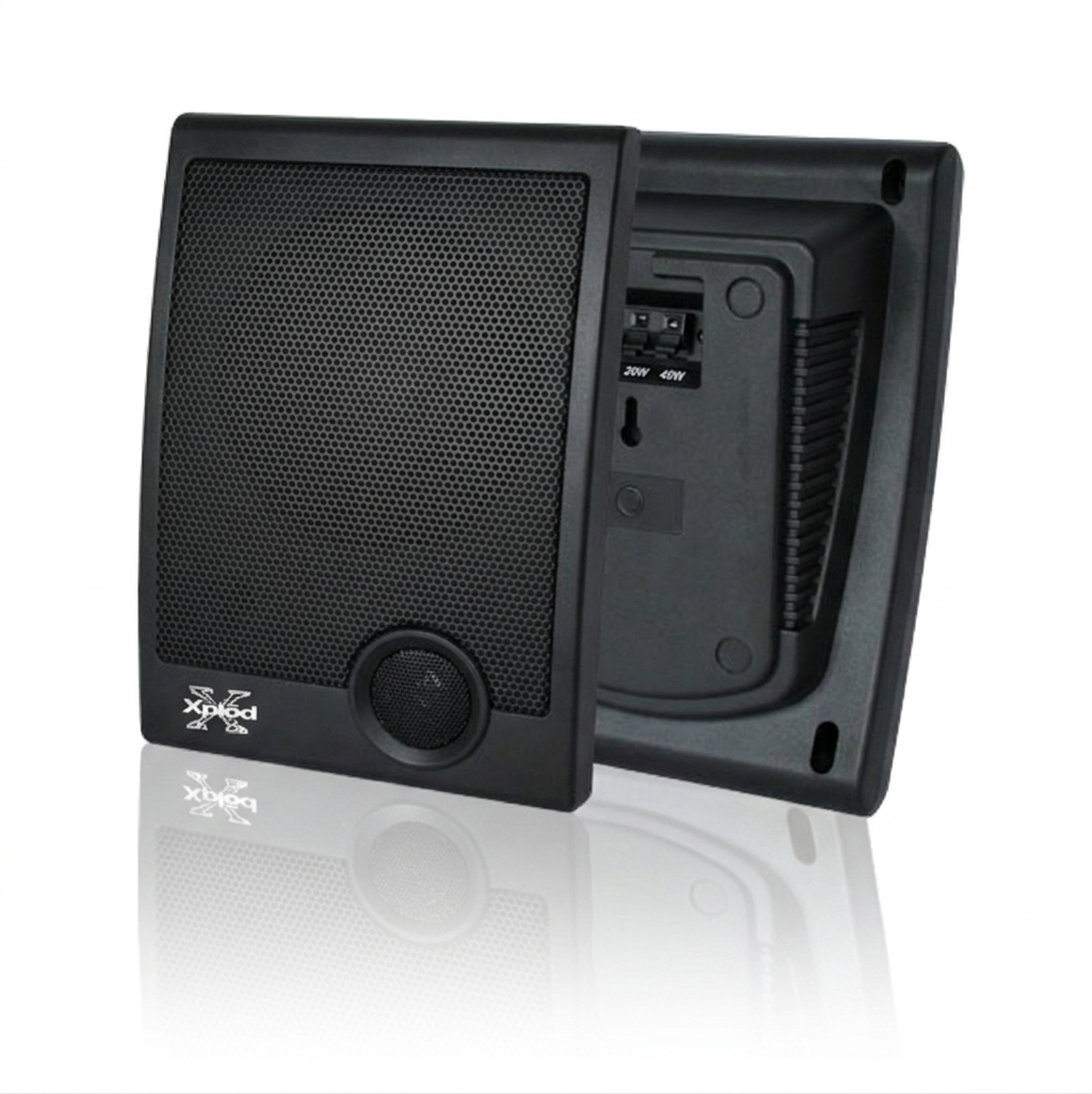 Xplod – Xp-510WB - 10 Watt Black Wall Speaker